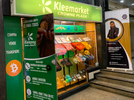 Comprar Bitcoin en los puntos Kleemarket - Cajero automático Bitcoin KleeATM